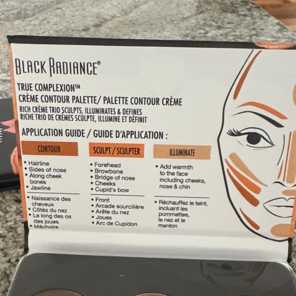 True Complexion Crème Contour Palette - Medium to Dark - Lot of 2